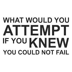 What Would You Attempt Wall Quote Decal - view 2