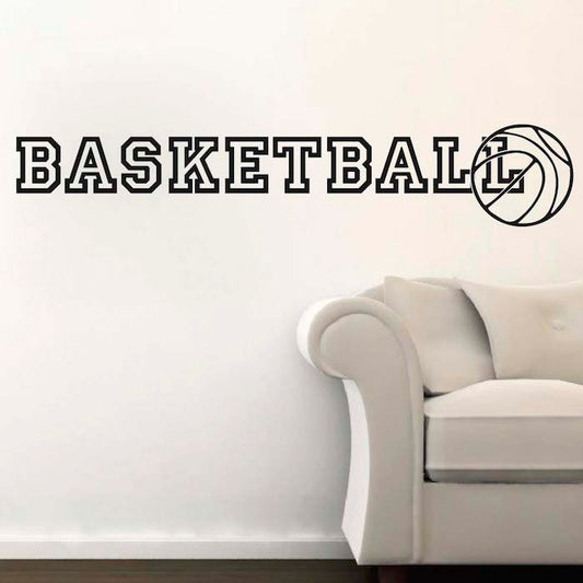 Basketball Wall Quote Decal - view 2