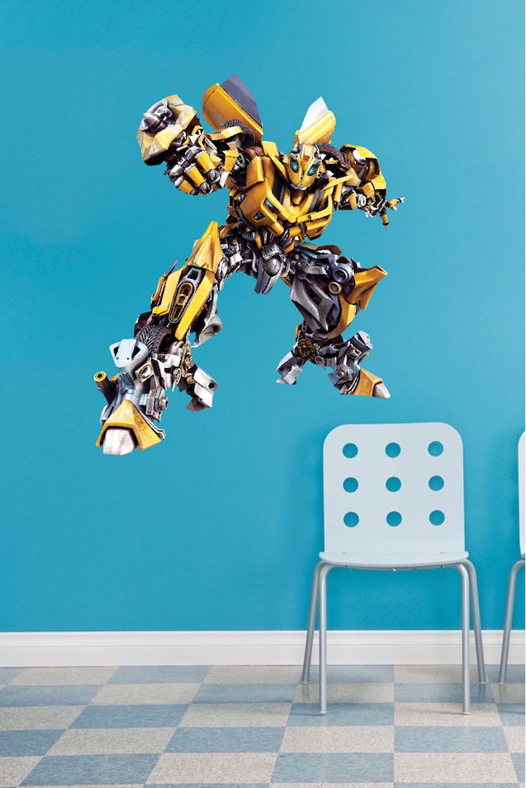 Yellow Robot Decal