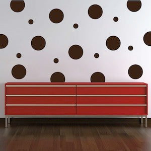 Mixed Size Polka Dot Wall Decal Set - Design 1 - view 3