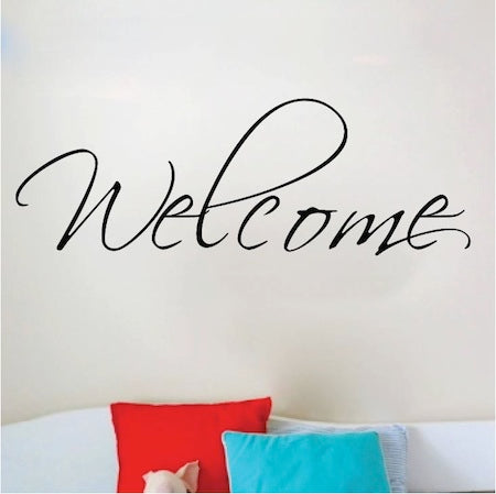 Welcome Home Wall Quote Decal - view 2