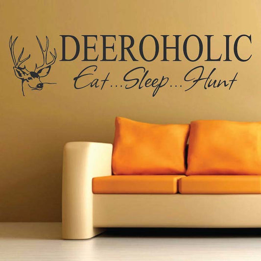 Deer Wall Quote Decal - view 2