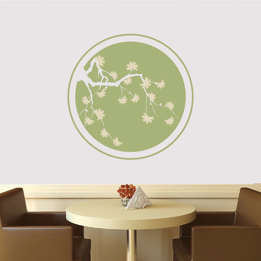 Cherry Blossom Ring Wall Decal - view 3
