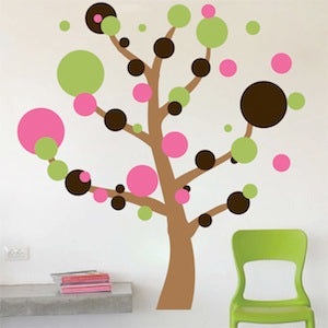Polka Dot Tree Wall Decal - view 3