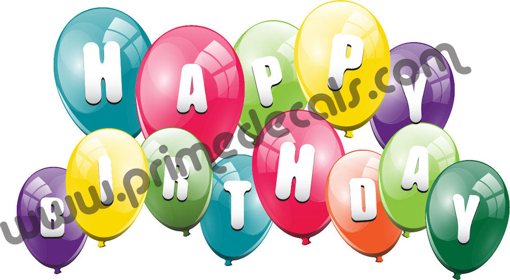 Happy Birthday Wall Decal
