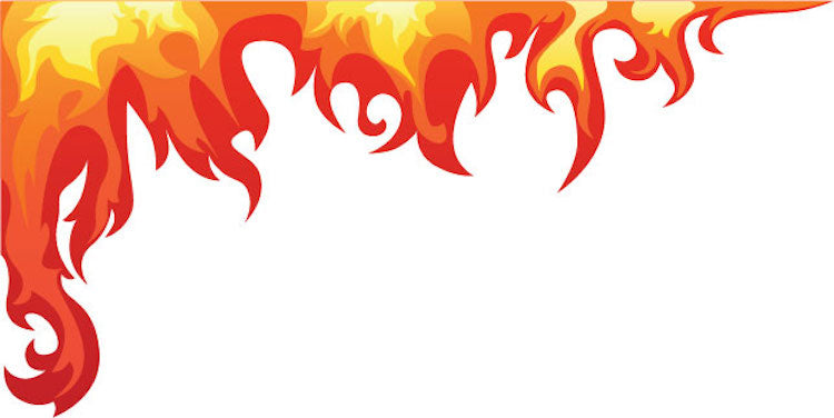 Flame Wall Decal