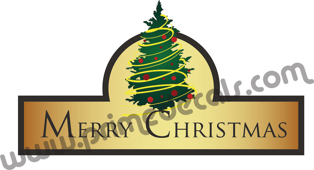 Merry Christmas Decal