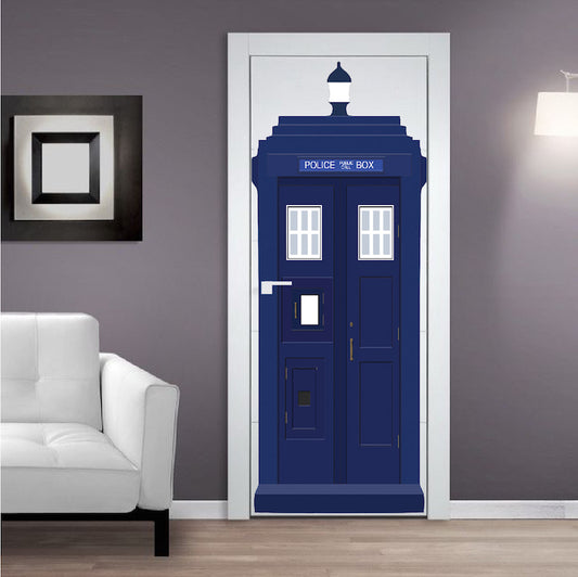 British Phone Box Wall Decal