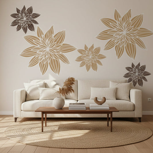Fancy Flower Decal Set