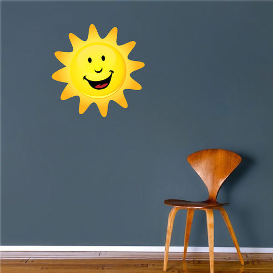 Happy Sun Wall Decal