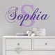 Fancy Family, Nursery, or Business Name Initial Decal