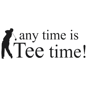 Golf Wall Quote Decal - view 2