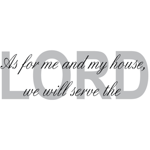 Lord Wall Quote Decal Design 1
