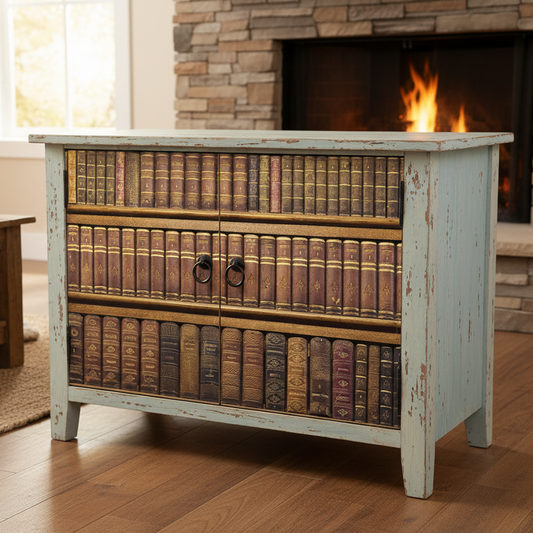 Rustic Book Wallpaper Decal