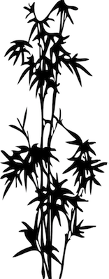 Bamboo Tree Wall Decal - view 3