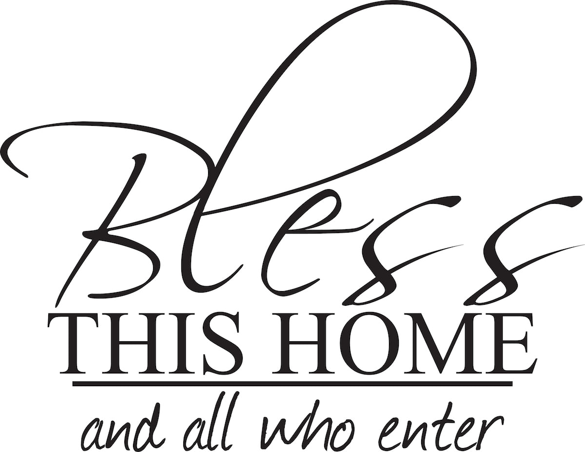 Bless This Home Wall Decal