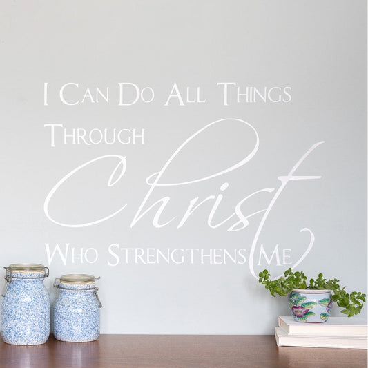 Faith & Encouragement Christian Wall Decal