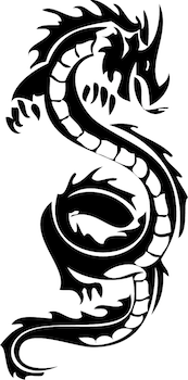 Dragon Silhouette Wall Decal - view 3