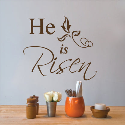 He Is Risen Easter Decal