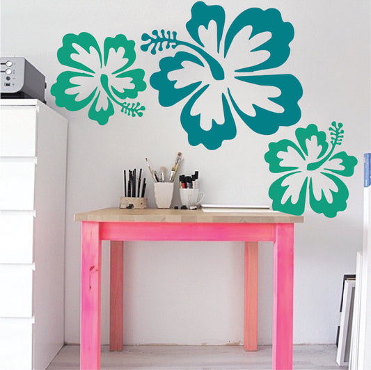 Hibiscus Flower Wall Decal