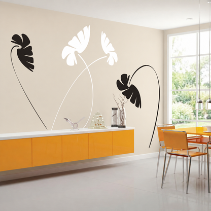 Leafy Stems Wall Decal Set