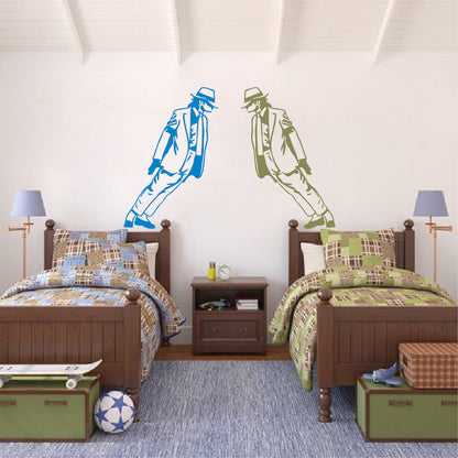 Leaning Dancer Silhouette Wall Decal