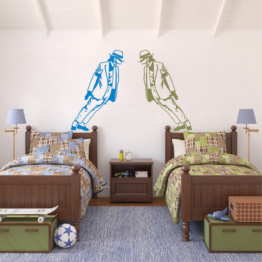 Leaning Dancer Silhouette Wall Decal