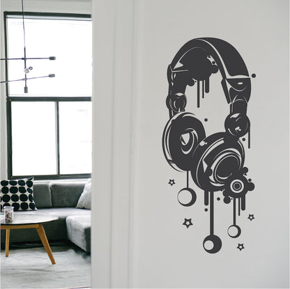 Headphones Wall Decal