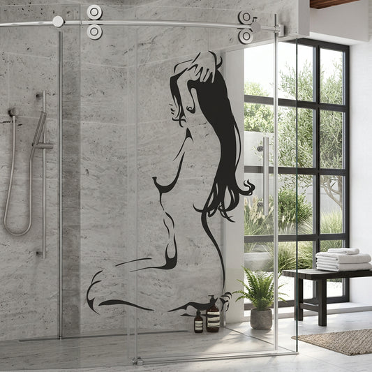 Stretching Figure Wall Art Decal