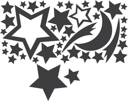 Stars & Moon Decals