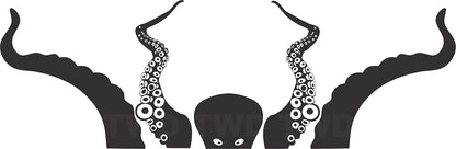 Large Octopus Wall Decal
