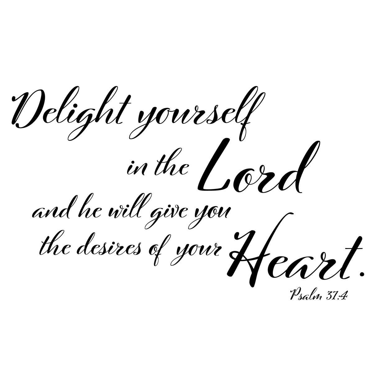 Bible Verse Scripture Wall Decal