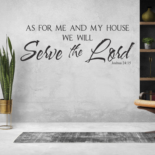 Faith-Inspired Christian Wall Quote Decal