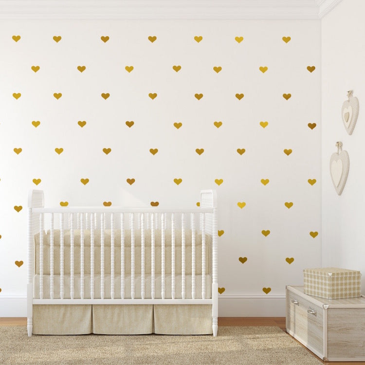 Hearts Wall Decal Stickers