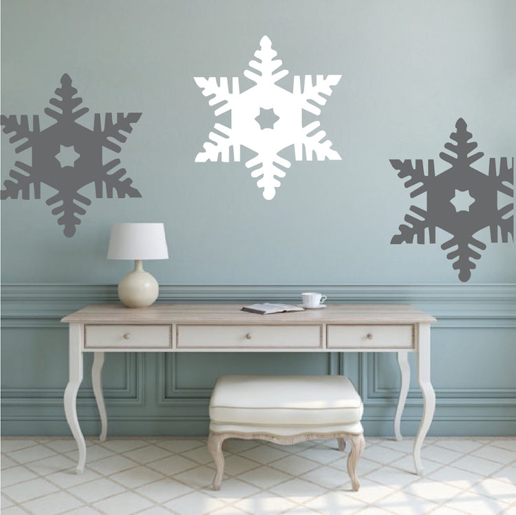 Single Snowflake Wall & Window Decal - additional product image