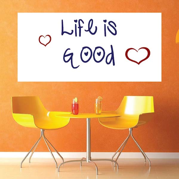 Rectangular Dry Erase Wall Decal — original product photo