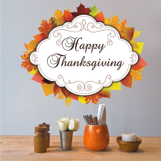 Happy Thanksgiving Decal
