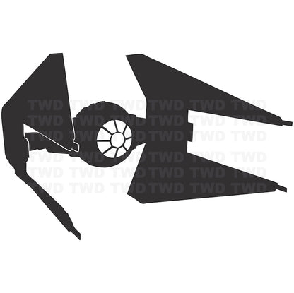 Space Fighter Ship Wall Decal - view 4