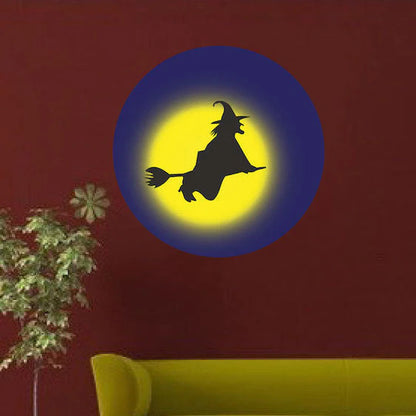 Flying Witch Halloween Decal