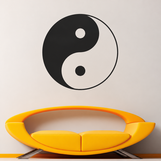 Yin Yang Wall Decal — enhanced main image