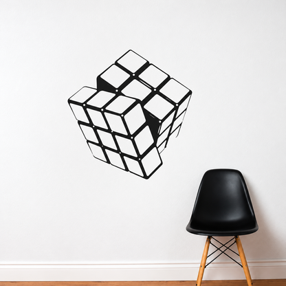 Puzzle Cube Wall Decal