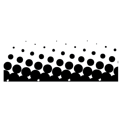 Halftone Dot Pattern Wall Decal - view 4