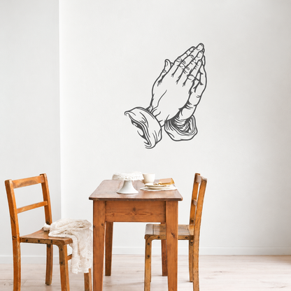 Praying Hands Wall Decal