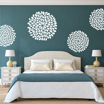 Poppy Flower Wall Decals