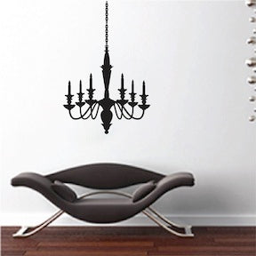 Antique Chandelier Wall Decal - view 1
