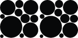 Polka Dot Wall Decal Set - Design 3 - view 4