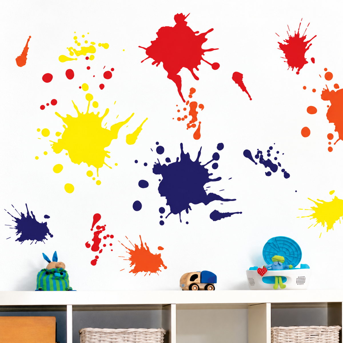 Paint Splash Wall Decal Set