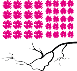 Branch and Blossoms Wall Decal - view 4