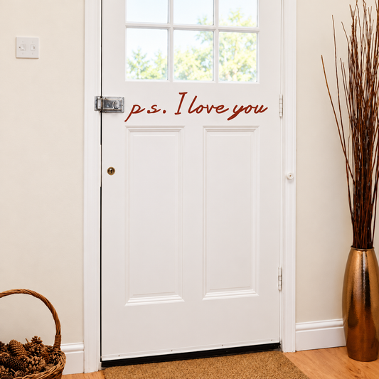 46d wall quote decal shown in a room
