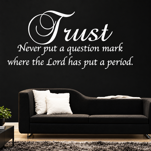 44k wall quote decal shown in a room